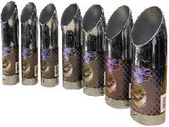 Preisvergleich Produktbild Streetwize SWCD54 Auspuffblende, 51 mm, Chrom