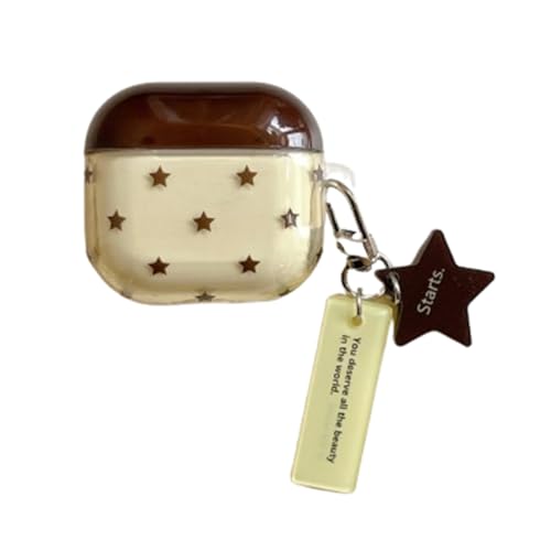 SCQYCWA �A�[�e�B�X�e�B�b�N�X�^�C���f�U�C���P�[�X Airpods Pro 3(2025�N����)�p�A�y���_���g�t�����킢���t�@�b�V�����C���z���J�o�[�AAir Pod Pro��3����(�X�^�[)�p