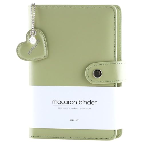 Amazon | MINUIT マカロン バインダー A5 A6 プランナー 6リング
