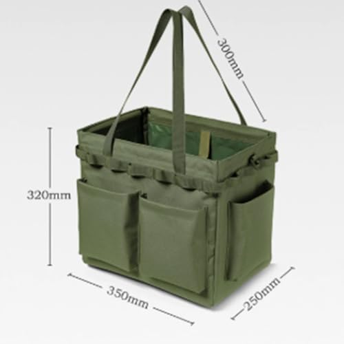 Sac de rangement camping multifonctionnel et pliable à compartiments modulables - 6