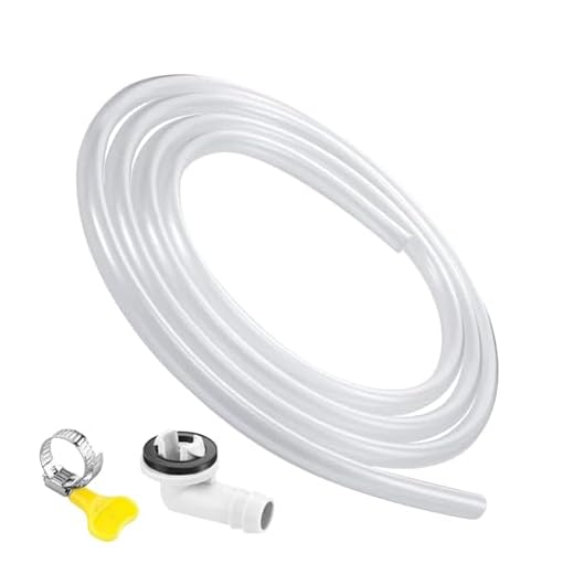 Fierudeng Juego de desagüe para sistemas de aire acondicionado, tubo de drenaje denso para aire acondicionado de ventana, accesorios de drenaje para climatizadores portátiles con conector de manguera