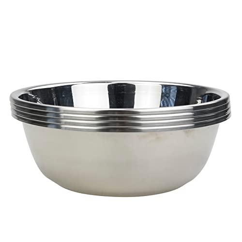 Gloreen Set Of 4 Stainless Steel Serving Bowls, Preparing And Mixing Bowls For Kitchen #TOP2