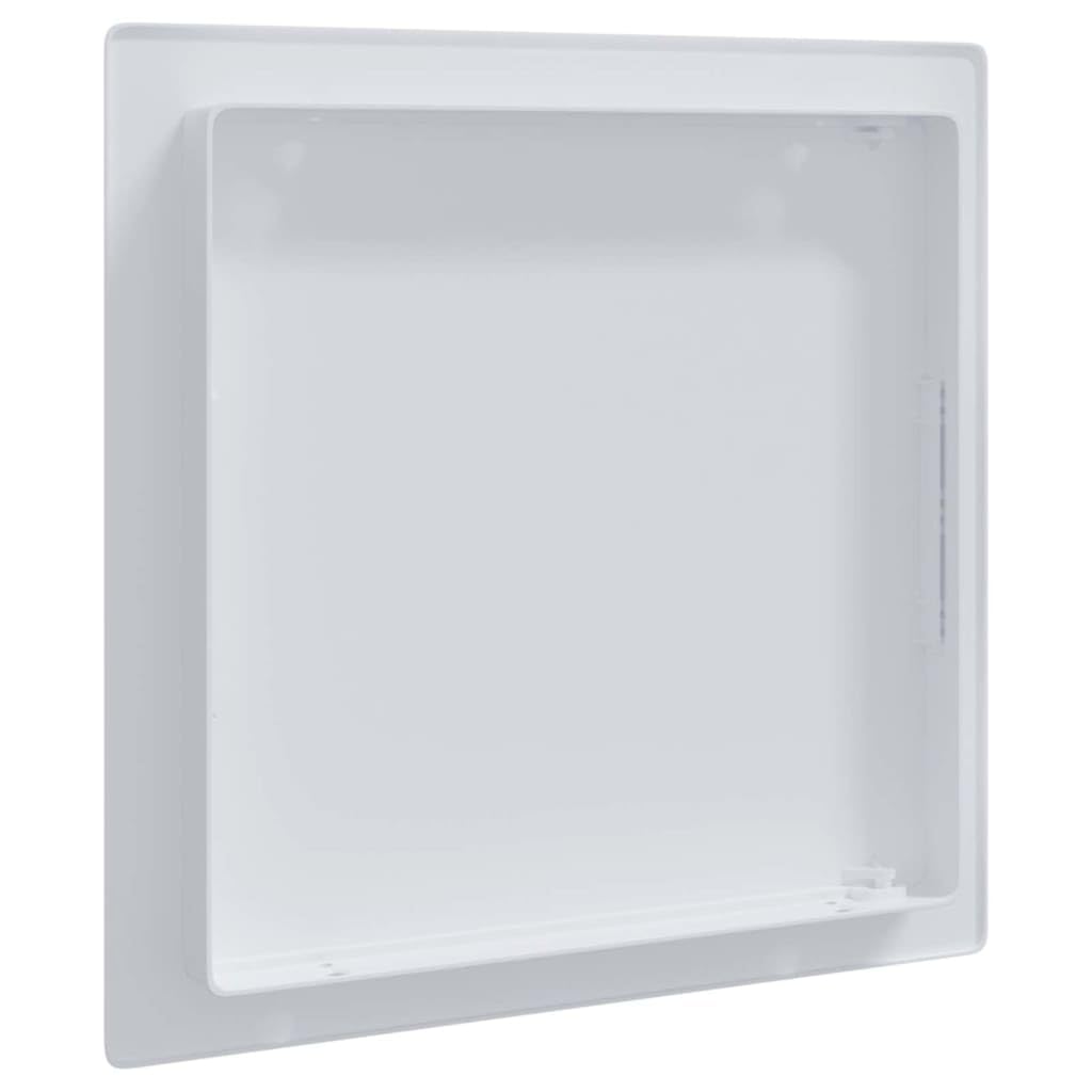 Panel de acceso de plástico ABS, 2 unidades, color blanco, 15 x 15 cm, puerta de inspección para pared, techo, suelo, cubierta invisible, versátil para cables sanitarios, tuberías