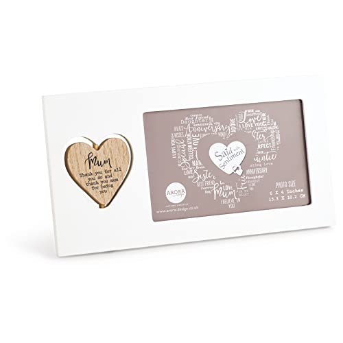 Said with Sentiment 7074 Mum Frame, White, Photo Size 6 x 4 inches