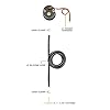 GlowShift Tinted 7 Color 30 PSI Turbo Boost/Vacuum Gauge Kit - Includes Mechanical Hose & T-Fitting - Black Dial - Smoked Lens - for Car & Truck - 2-1/16" 52mm #1