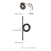 GlowShift Tinted 7 Color 30 PSI Turbo Boost/Vacuum Gauge Kit - Includes Mechanical Hose, T-Fitting & Wiring - Multi-Color Display - Black Dial - Smoked Lens - for Car & Truck - 2-1/16