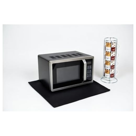 FireMat Black Edition (33x33cm) Die Brandschutz- und Sicherheitsunterlage, Bescheinigt nach DIN EN ISO 11925-2, geeignet für Kaffeemaschinen, Induktionsherd (Hitzebeständig bis 300 Grad)