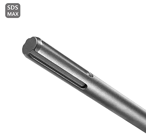 SDS Max Floor Scraper, Firecore 6 Inch Wide x 25 Inch Long Heavy Duty Thinset Removal Chisel Bit for SDS Max Rotary Hammer Drill, Tile Mortar Adhesive Remover for Concrete Floor Scraping