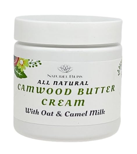 All Natural Camwood Butter Cream|Made with Oat & Camel Milk|Super Moisturizing|All Skin type (Scented, 8 oz)