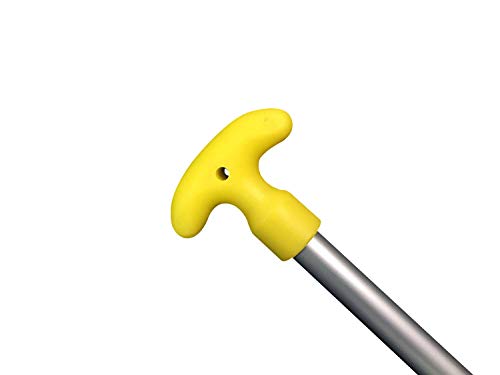 Pactrade Marine Kayak Canoe Raft Jet Ski Yellow Telescopic Aluminum Mini Oar Paddle #TOP4