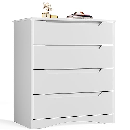 Bealife Cómoda de Dormitorio con 4 cajones espaciosos, Armario