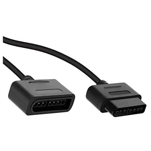 2Pack 6 ft/1.8m SNES Controller Extension Cable for Retro-Bit SNES Super Nintendo Entertainment System Console