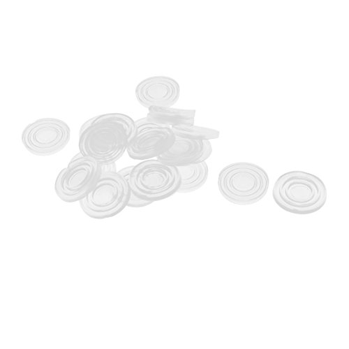 Sourcingmap® - Set di 20 tappetini rotondi in