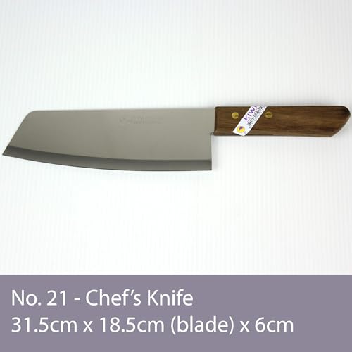 Kiwi Coltello da cucina n. 21 in acciaio coltello Thailandia, argento - immagine 3