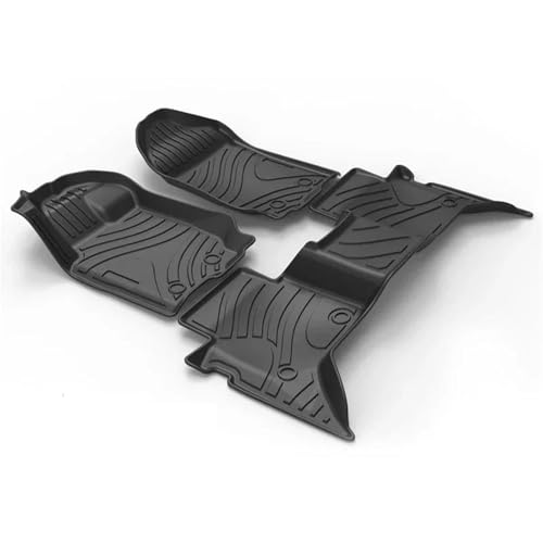 ZWBHNB Alfombrillas para Coche Alfombrillas De Coche para Ford para Ranger para Raptor 2015-2021 LHD, Juego De Alfombrillas Impermeables para El Suelo Alfombrillas Impermeables