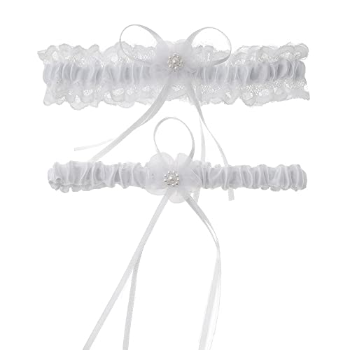 Bague de cuisse pour mariage romantique et jarretière de mariée chic