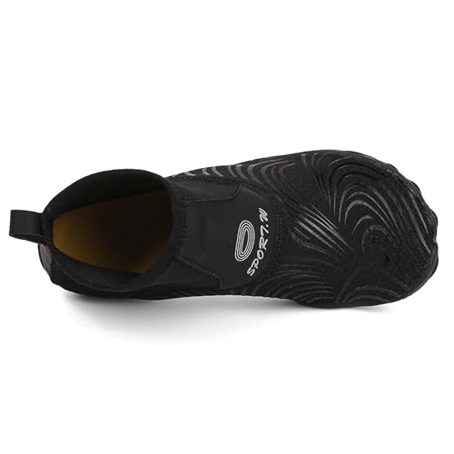 Women's Men's High Top Water Shoes, Quick Dry Breathable Stretch Lightweight Mesh Fabric, Rubber Drainage Sole, Indoor Sneakers, Barefoot Water Shoes4