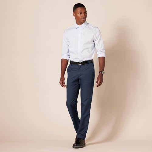 Image of Amazon Essentials Men's Slim-Fit Flat-Front Dress Pant