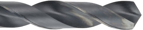 Image of YG-1 D1211 High Speed Steel Twist Bit, Black Oxide, Morse Taper Shank, Slow Spiral, 118 Degree, 45 /64 inch Diameter x 9-1 /2 inch Length (Pack of 1)