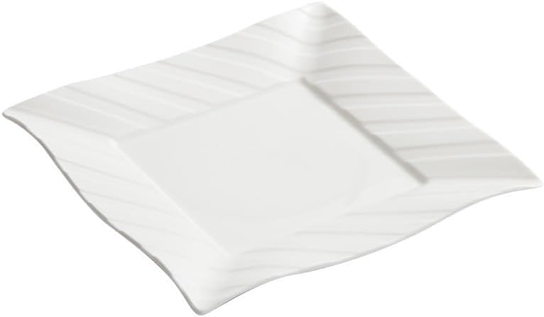 Appetizer Plates Ceramic Plate Dinner Plate Creative Western Plate Steak Plate Square Plate Flat Plate Western Tableware Cheap Plates(Small)