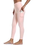 YUNOGA Women's High Waist Buttery Soft Athletic Yoga Pants 25