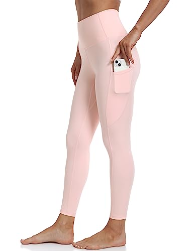 YUNOGA Women's High Waist Buttery Soft Athletic Yoga Pants 25