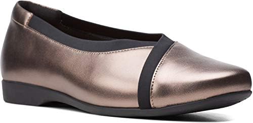 Clarks Un Darcey Ease 2 Pebble Metallic Leather 7.5 B (M) | Image 2