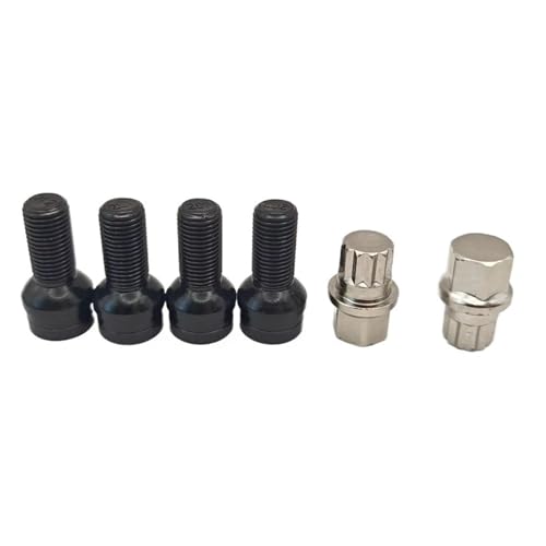 Tuercas antirrobo M14x1.5 de rueda para Golf Jetta Passat Beetle 4