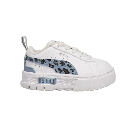 PUMA Toddler Girls Mayze Wild Leopard Platform Sneakers Shoes Casual - White