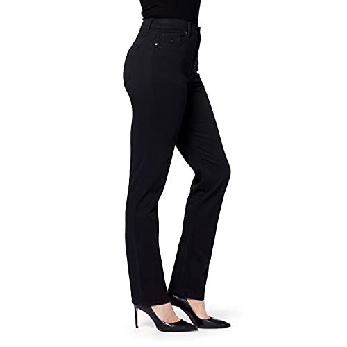 Gloria Vanderbilt Women's Size Classic Amanda High Rise Tapered Jean, Black, 16 Plus #TOP2