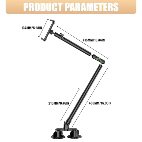 Support pliable pour appels vidéo mains libres stable avec base ventouse fixe