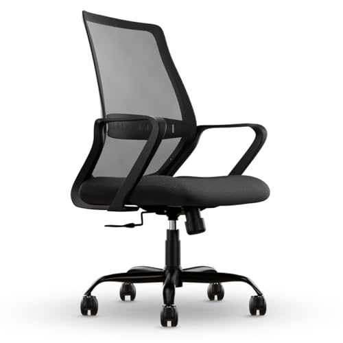 CELLBELL Desire Pro Mid Back Mesh Office Chair Adjustable Study C...