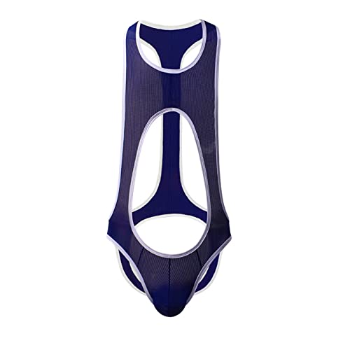 Generic Mens Sexy Underwear Lingerie,Tangas Para Hombres Fine Mesh Breathable Underwear Fashion Youth Tank Top2