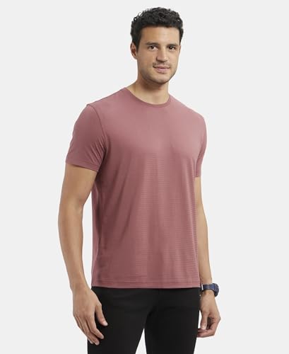 Image of Jockey IM21 Men's Super Combed Supima Cotton Solid Round Neck Half Sleeve T-Shirt