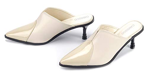 kitten heel slip ons