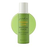Purekure Organic Milky Cleanser | Matcha and Hyaluronic Face Wash | Clears Acne | Daily Clarifying Pore Cleanser for All Skin | Antioxidant Face Wash | Nourishing and Balancing Pore Cleanser 100mL