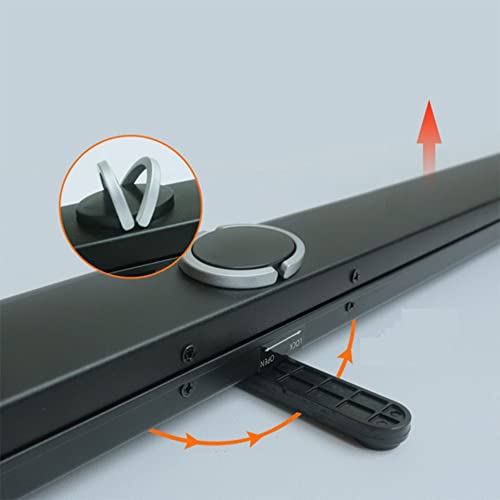 Pantalla portátil manual para proyector 50 pulgadas miniatura 3