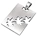 Produktbild ORDO Diamonds® Stahlanhänger, Anhänger aus 316L Stahl, Anhänger aus Chirurgenstahl, unisex Anhänger, Rechtecke, Marihuana, 20 x 24 mm