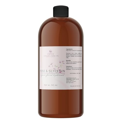 Everyday Beauty Helping You Feel Beautiful Inside And Out Rose Water Facial Toner - 32oz Bulk Alcohol-Free Vegan All Natural Refreshing for Face and Hair - Uplifts, Calming & Soothing for All Skin Types