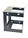 Raising Electronics 9U Wall Mount Open Frame 19 Inch Server Equipment Rack Threaded 15 Inch Depth Black (9U)