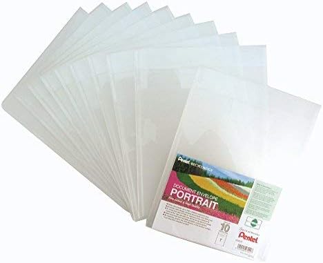 Recycology A4 Portrait Document Envelope - Clear (Pack of 10)