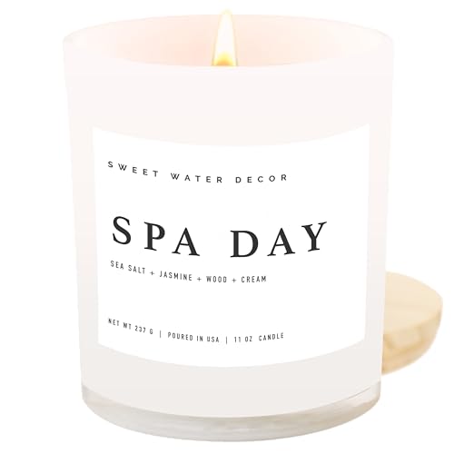 Sweet Water Decor Spa Day Candle - Spa Scented Soy