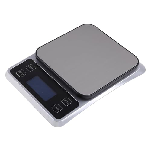 Báscula de cocina digital multifunción de acero inoxidable con pantalla LCD para medicina electrónica, báscula electrónica de medición para gramos Báscula de cocina digital multifunción de acero inoxidable con pantalla LCD para medicina electrónica, báscula electrónica de medición para gramos