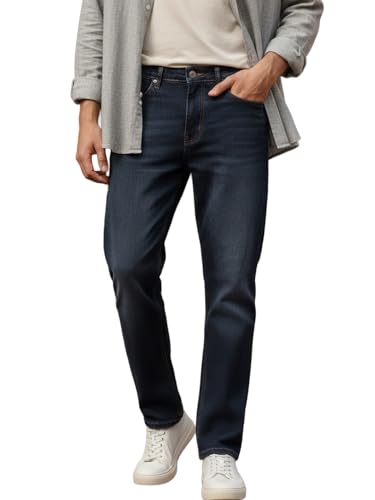 Image of Urbano Fashion Men's Regular Fit Washed Jeans Stretchable