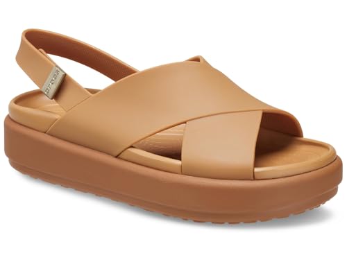 Crocs womens Brooklyn Luxe Cross Strap
