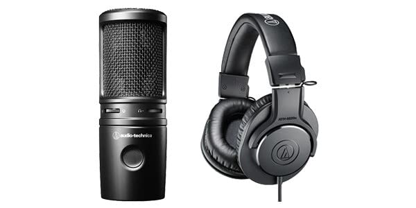 at2020 IXO12 ath-m20x dtm,宅録,配信などおすすめセット audio technica ( オーディオテクニカ ) AT2020 ATH-M20x Notepad-5