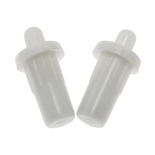 Maxmoral 20Pcs Cabinet Door Repair Pins Damper Replacement Plastic Shutter Spring Loaded Furniture Fittings Door Spring Pins 25Mmx7.5Mm, White #TOP2
