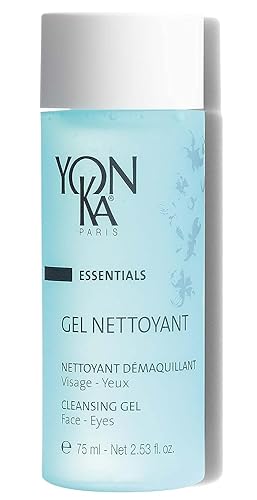 Reinigungsgel Yonka 75ml - 94% Natural Origin Gentle Face Cleansing Foam - Entfernt Make-up, Reinigt, Klärt alle Hauttypen, Perfekt für Fettige und Akneanfällige Haut-Red Algae, Iris