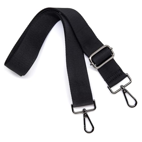 Image of S&loyoe Thickened Solid Color Purse Straps Replacement Crossbody Bag Strap Adjustable Wide Guitar Straps for Handbags 1.5inch