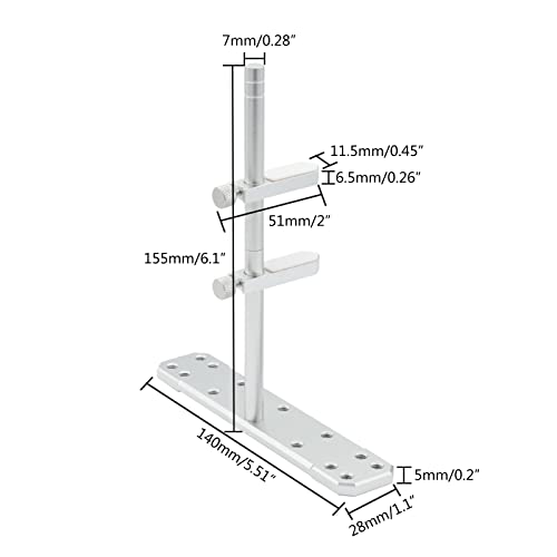 Soporte vertical para GPU de aleación de aluminio para PC miniatura 3